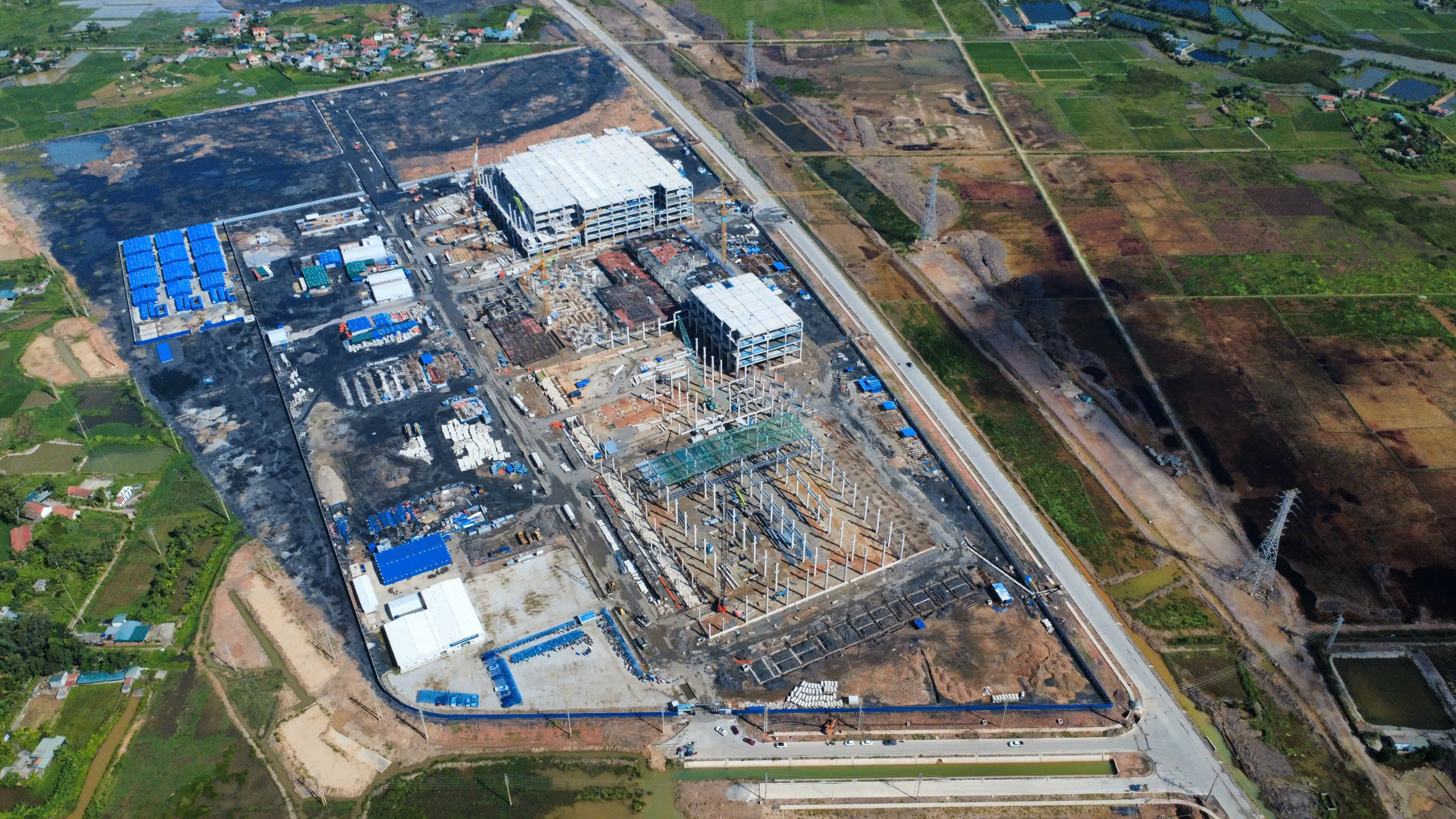 Latest update of Lite-On Factory Quang Ninh construction progress.