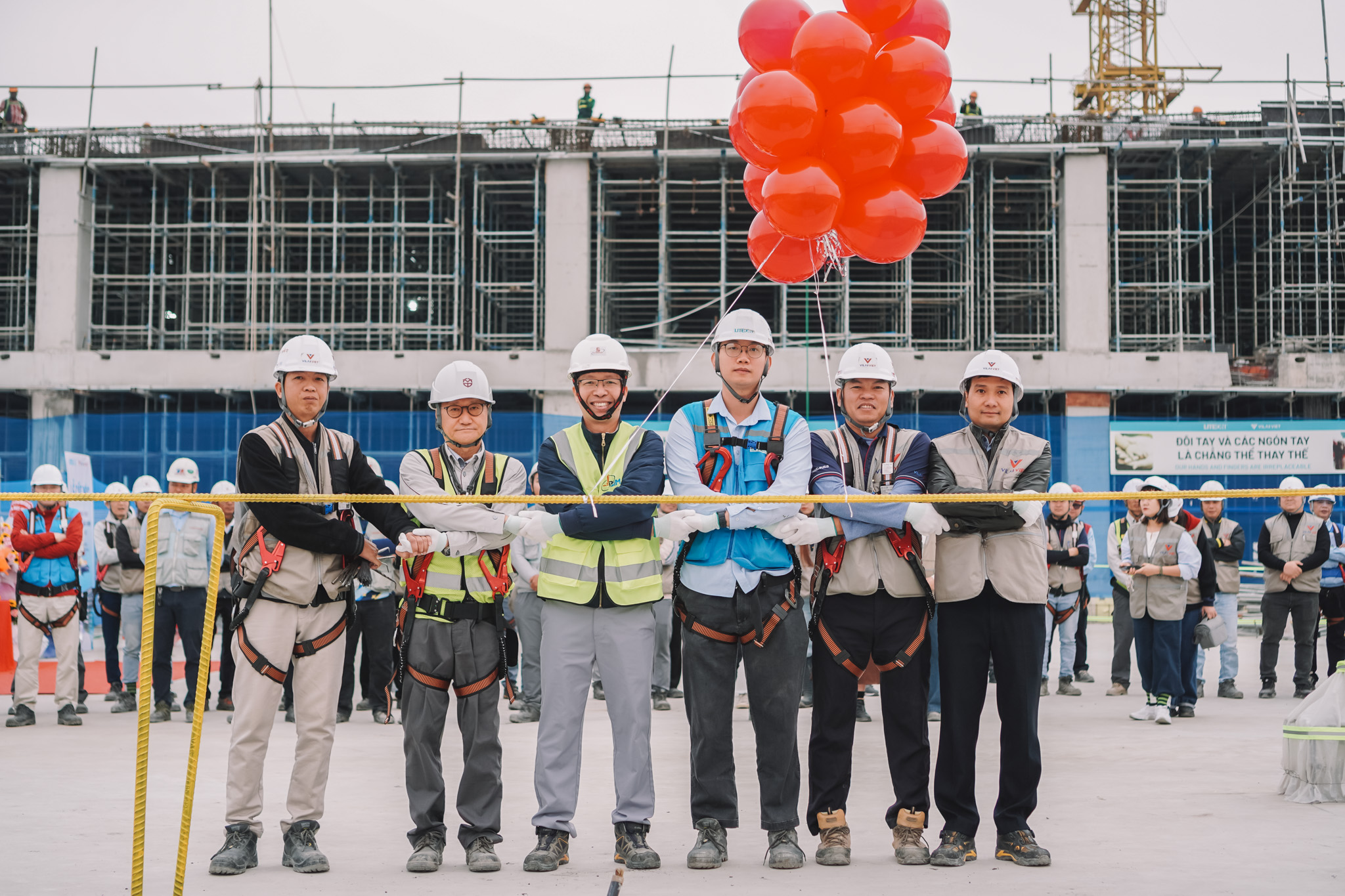 Tổng thầu Vilai Việt hợp tác cùng Tổng thầu Takenaka trong dự án Nhà máy Lite-On Quảng Ninh Giai đoạn 01.